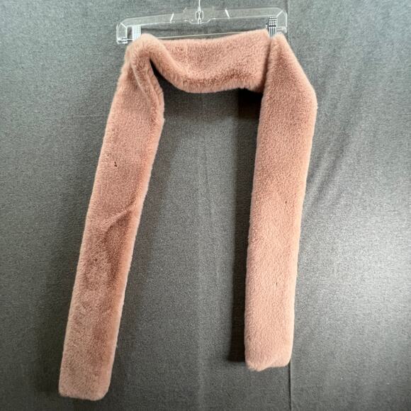 a new day Faux Fur Pink Stole Soft Scarf Women's Scarves - Picture 5 of 5